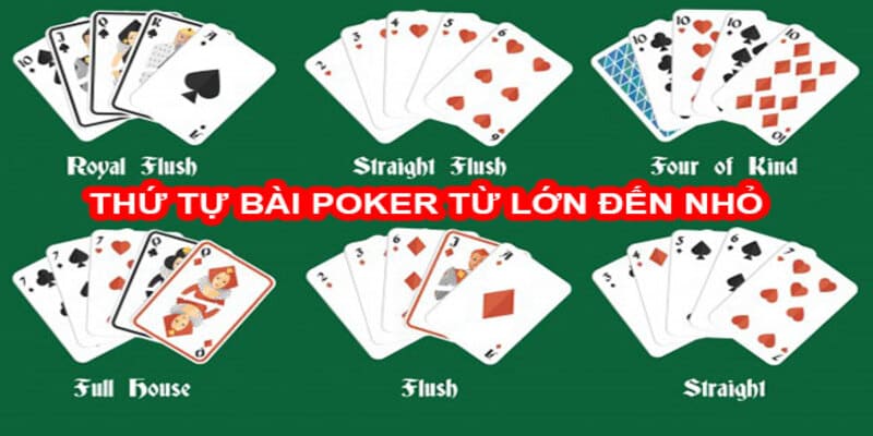 Hiểu rõ về thứ tự ăn Poker giúp nâng cao cơ hội chiến thắng